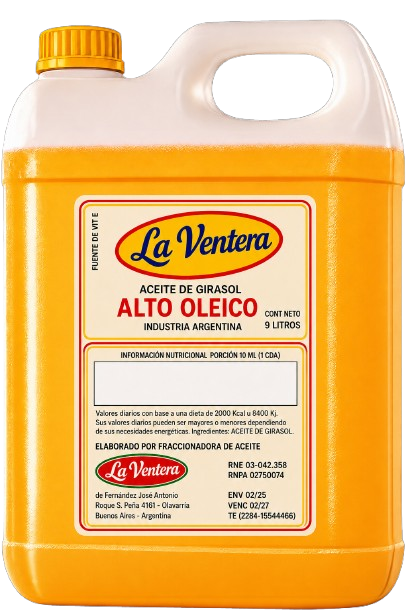 Bidón La Ventera de tapa amarilla — Alto Oleico
